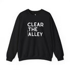 Clear The Alley Pullover Sweatshirt The Cinchy Cowgirl - Print S Black