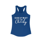 Chestnut & Cheeky Racerback Tank Horse Color Shirts Printify XS Solid Royal 