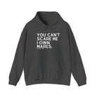 You Can't Scare Me I Own Mares Hoodie Hoodie The Cinchy Cowgirl - Print Dark Heather S