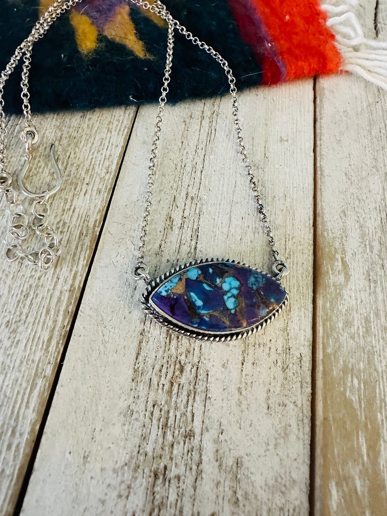 The Purple Dream Necklace NT jewelry Nizhoni Traders LLC   