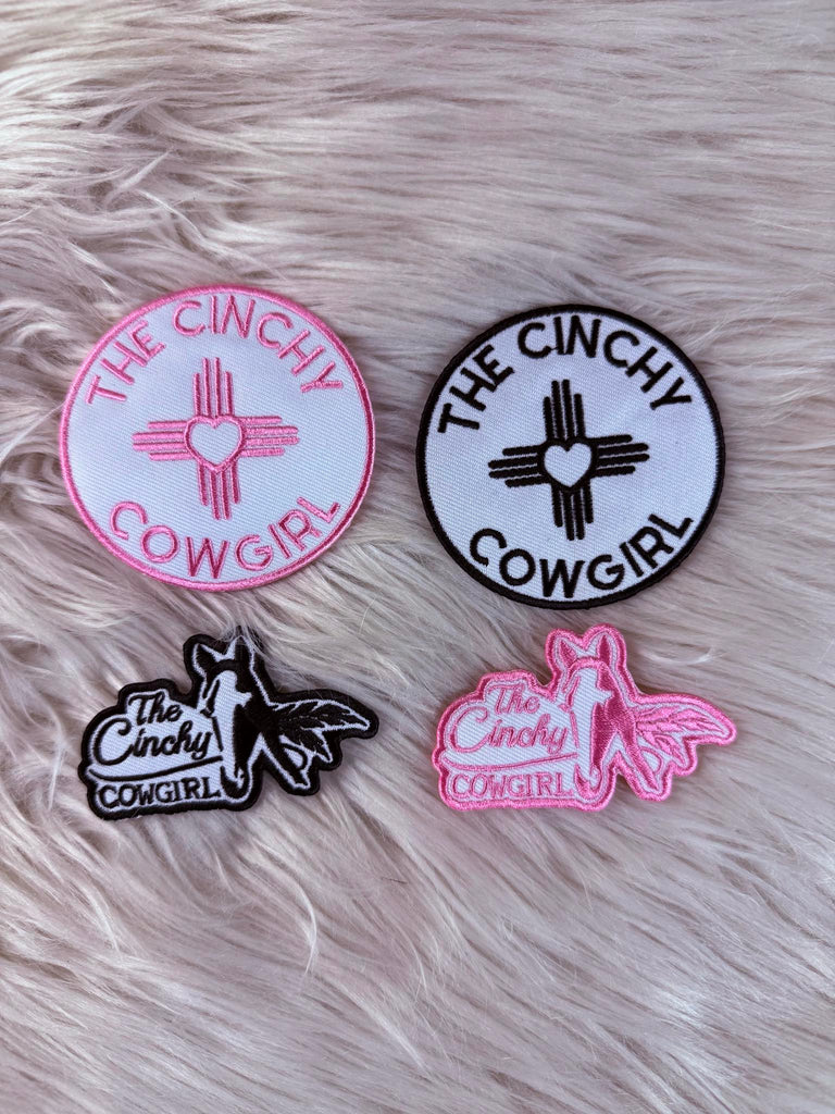 The Cinchy Cowgirl Iron On Patch The Cinchy Cowgirl