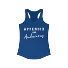 Appendix & Audacious Racerback Tank Horse Color Shirts Printify XS Solid Royal 