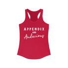 Appendix & Audacious Racerback Tank Horse Color Shirts Printify XS Solid Red