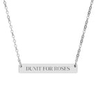 Personalized Horse Name Bar Necklace Accessories The Cinchy Cowgirl - Print One Size Stainless Steel (No coating)