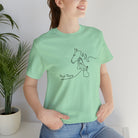 She is Strong Short Sleeve Tee tcc graphic tee Printify Mint XS 