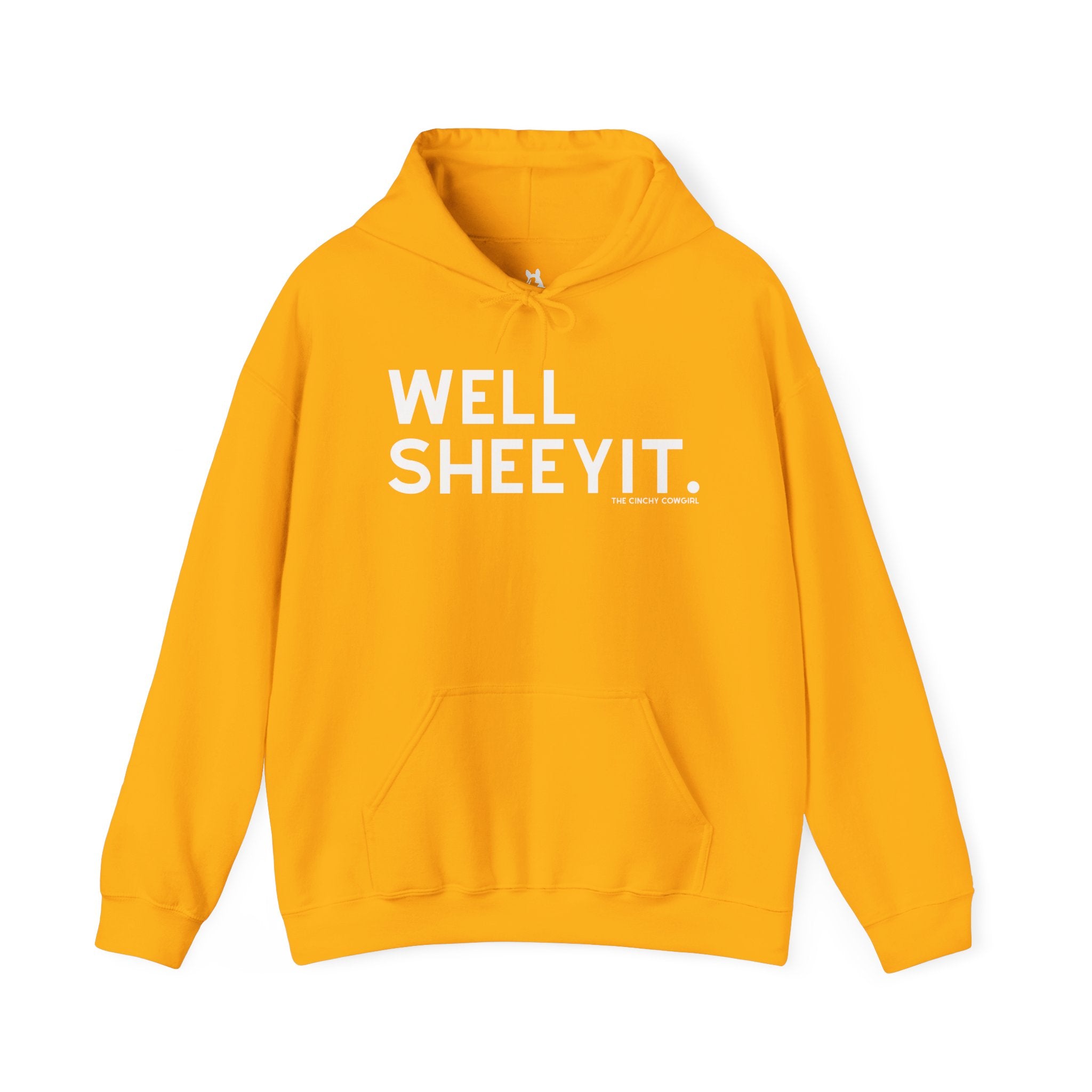 Well Sheeyit Hoodie Hoodie The Cinchy Cowgirl - Print Gold S