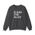 Clear The Alley Pullover Sweatshirt The Cinchy Cowgirl - Print S Dark Heather