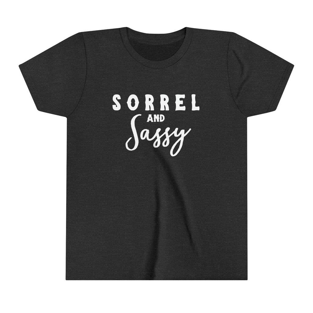 Sorrel & Sassy Youth Tee Dark grey