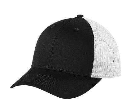 Patch Red Mares Build Character Trucker Hat [8 Colors] Patch TCC Hat The Cinchy Cowgirl Black & White
