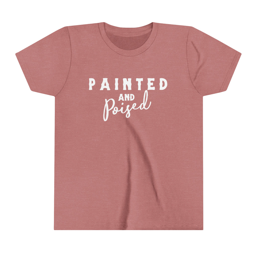 Painted & Poised Youth Tee Mauve