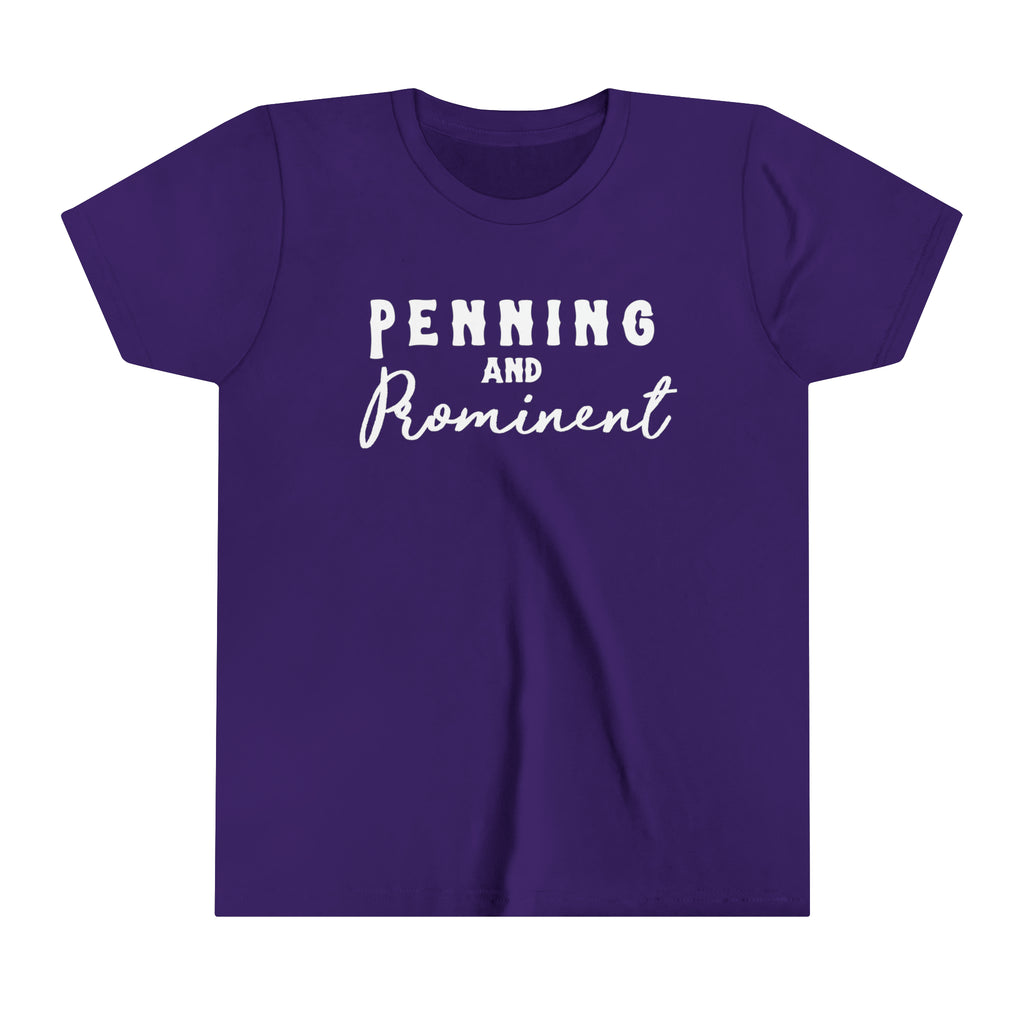 Penning & Prominent Youth Tee Purple