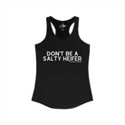 Don't Be A Salty Heifer Tank Top Tank Top The Cinchy Cowgirl - Print XS Solid Black
