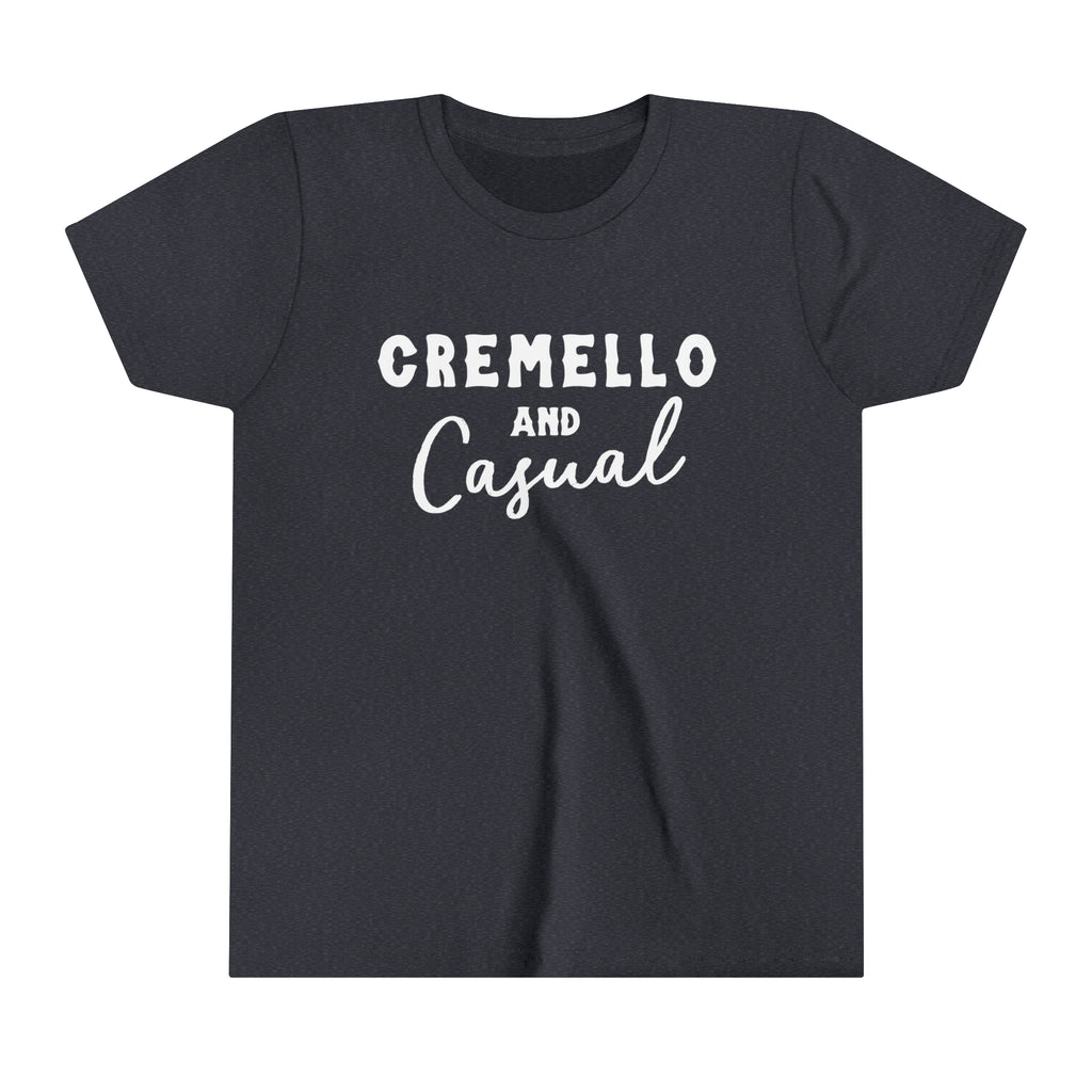 Cremello & Casual Youth Tee Navy