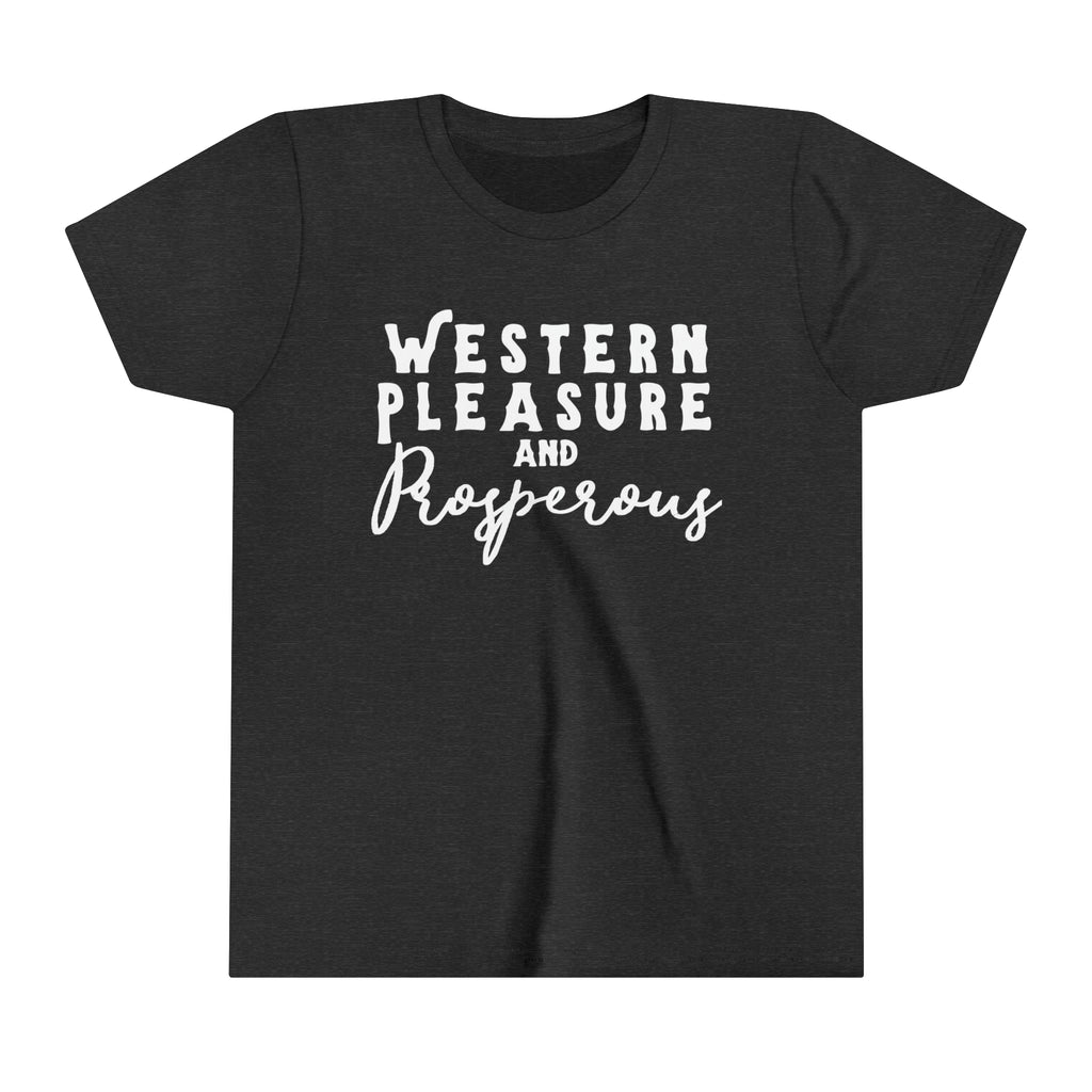 Western Pleasure & Prosperous Youth Tee Dark Grey
