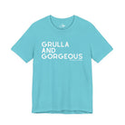 Grulla & Gorgeous Short Sleeve Tee Graphic Tee The Cinchy Cowgirl - Print Turquoise XS
