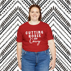Cutting Horse & Cowy Short Sleeve Tee Horse Riding Discipline Tee Printify   