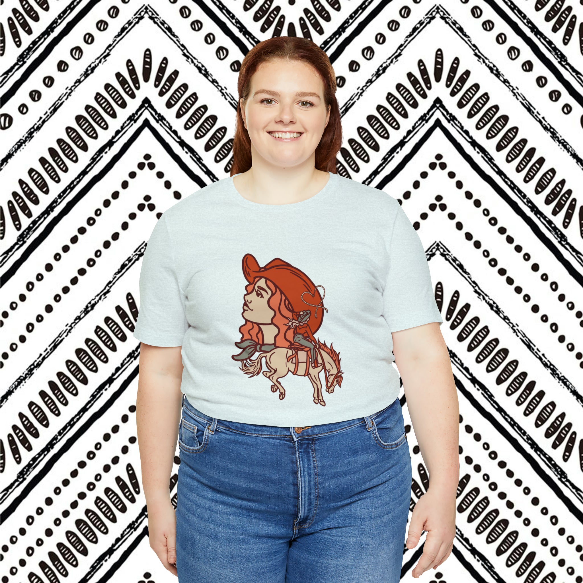 Cowgirl's Soul Short Sleeve Tee tcc graphic tee Printify   