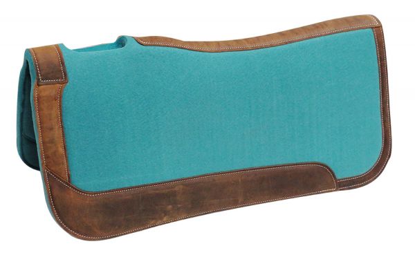 OUT OF STOCK Teal Felt Saddle Pad western saddle pad Shiloh   