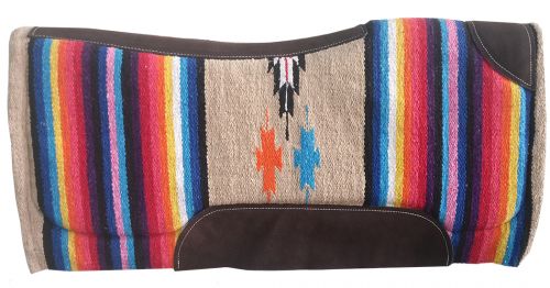 Serape Cross Felt Saddle Pad western saddle pad Shiloh   