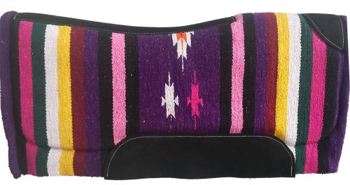 Serape Purple Cross Saddle Pad western saddle pad Shiloh   