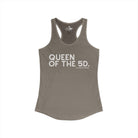 Queen Of The 5D Tank Top Tank Top The Cinchy Cowgirl - Print XS Solid Warm Gray