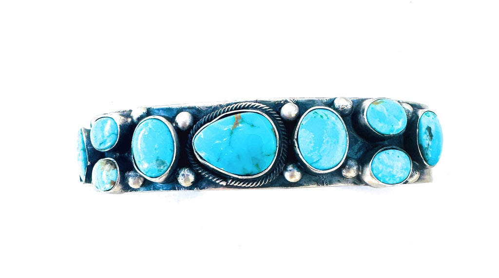 The Kingman Cuff Bracelet NT jewelry Nizhoni Traders LLC   