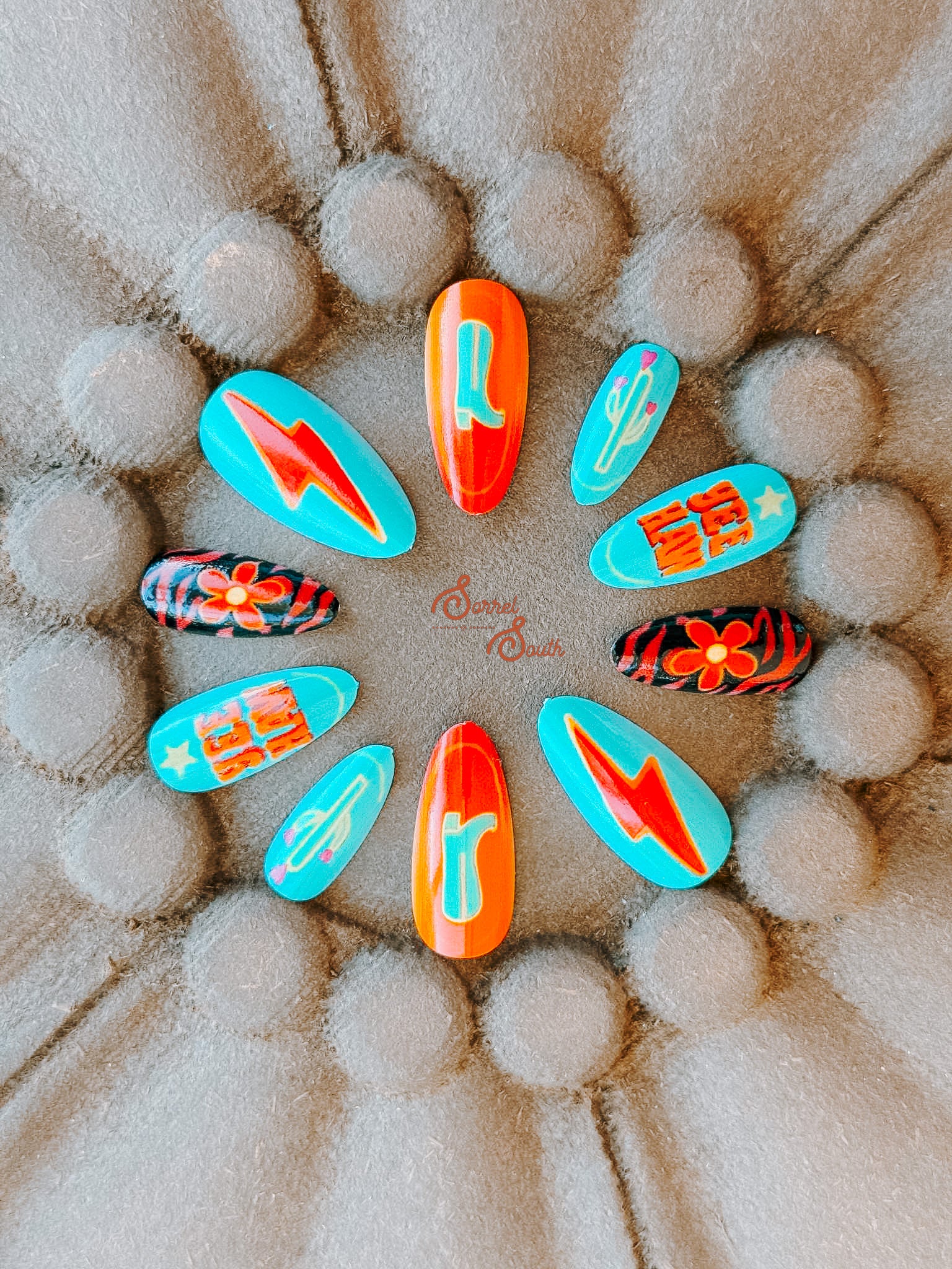 Southwest Glo Glue/Press On Nails press on nails Sorrel South