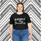 Barrels & Boundless Short Sleeve Tee Horse Riding Discipline Tee Printify   
