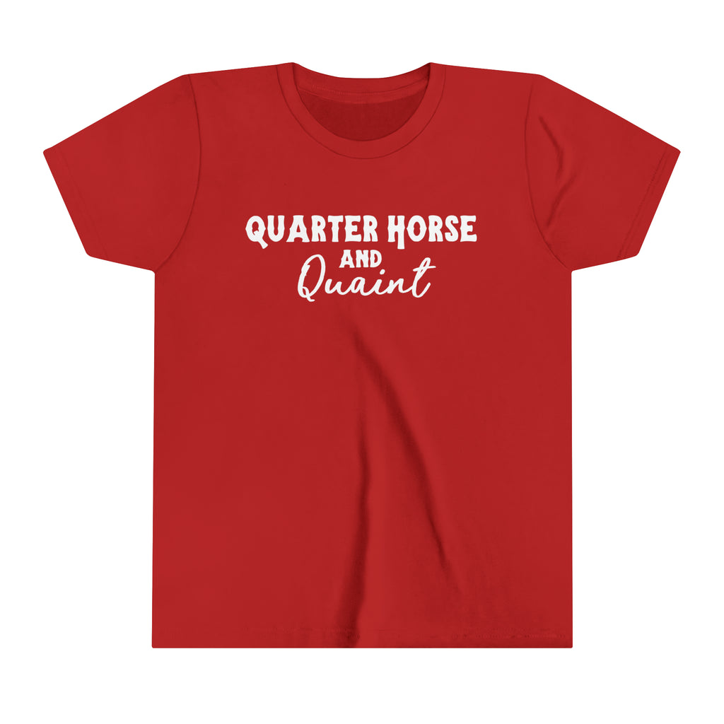 Quarter Horse Youth Tee Red