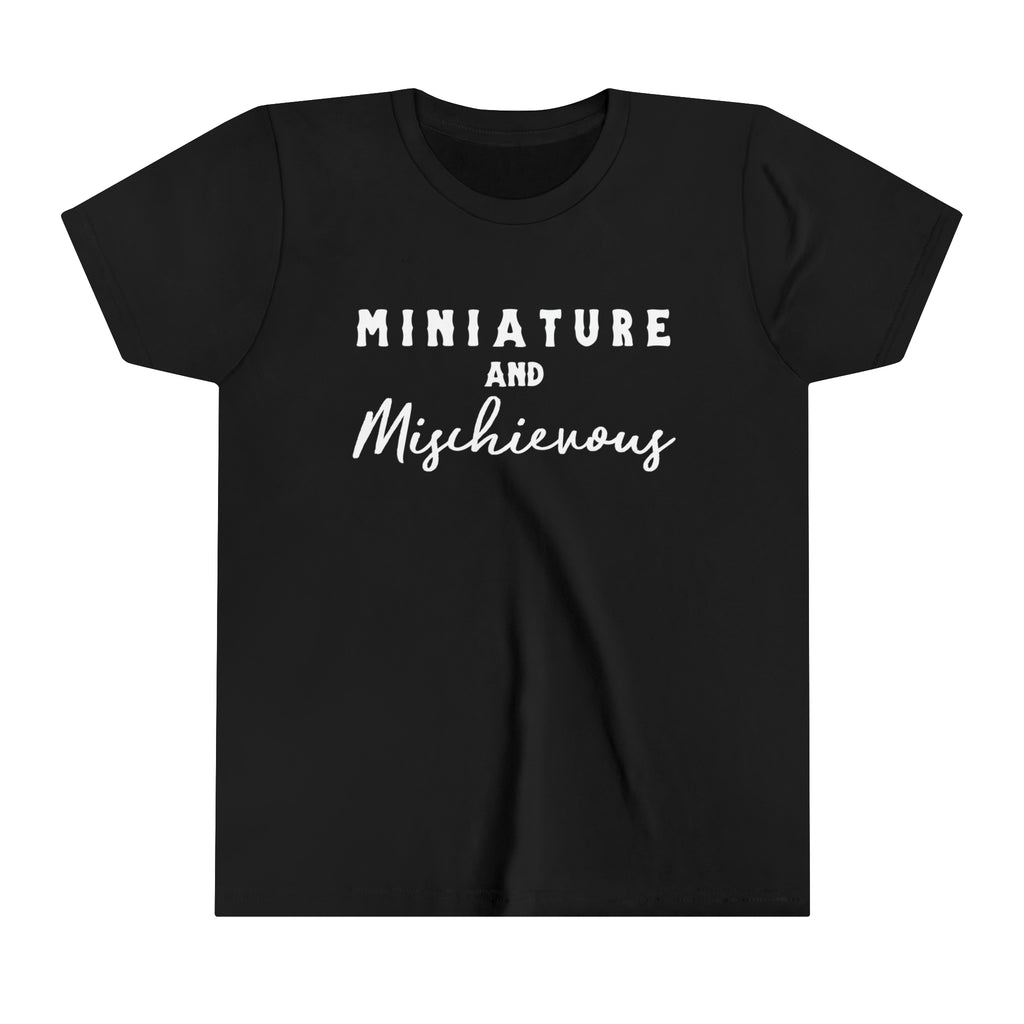 Miniature & Mischievous Youth Tee Black