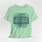 Turquoise Western Mama Short Sleeve Graphic Tee (Available In 14 Colors) T-Shirt Printify Mint XS