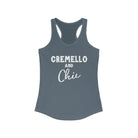 Cremello & Chic Racerback Tank Horse Color Shirts Printify XS Solid Indigo 