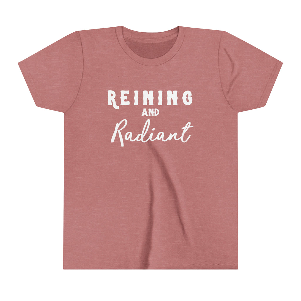 Reining & Radiant Youth Tee Mauve