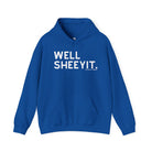 Well Sheeyit Hoodie Hoodie The Cinchy Cowgirl - Print Royal S