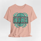Turquoise Western Mama Short Sleeve Graphic Tee (Available In 14 Colors) T-Shirt Printify Peach XS