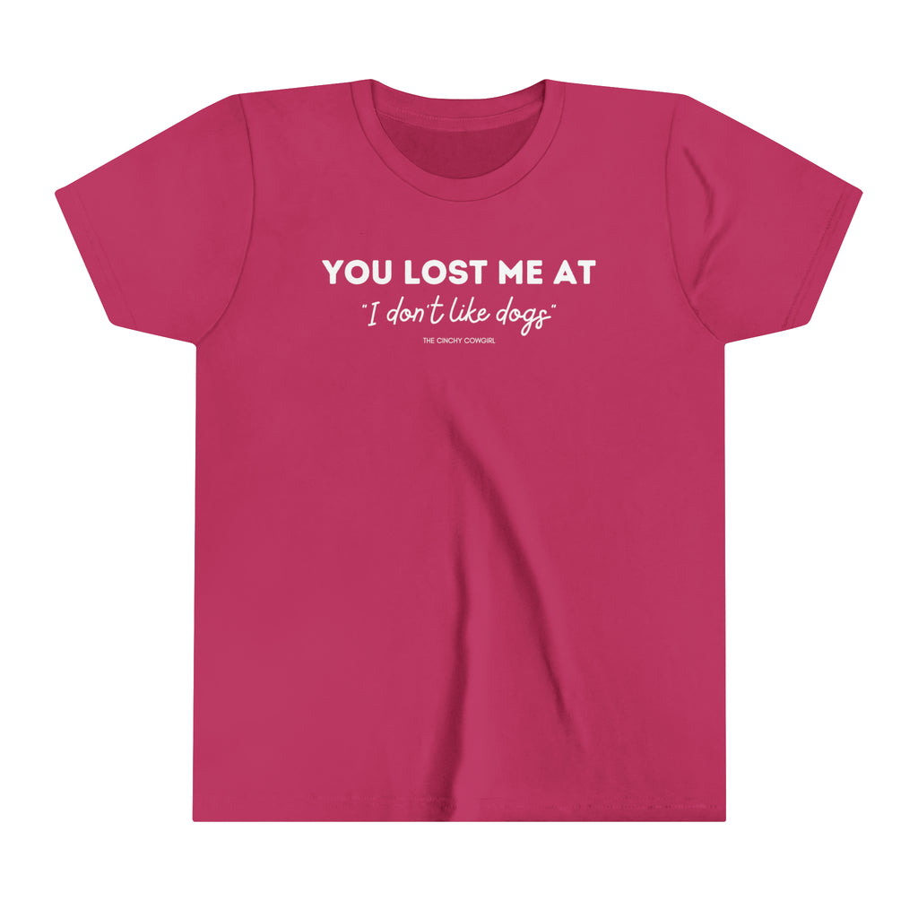 You Lost Me At Youth Short Sleeve Tee Berry