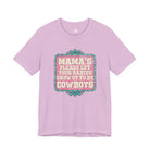 Mama's Please Let Your Babies Short Sleeve Tee Graphic Tee The Cinchy Cowgirl - Print Lilac XS