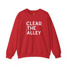 Clear The Alley Pullover Sweatshirt The Cinchy Cowgirl - Print S Red