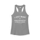 I Just Want to Drink Margaritas And Ride My Horse Tank Top Tank Top The Cinchy Cowgirl - Print XS Heather Grey