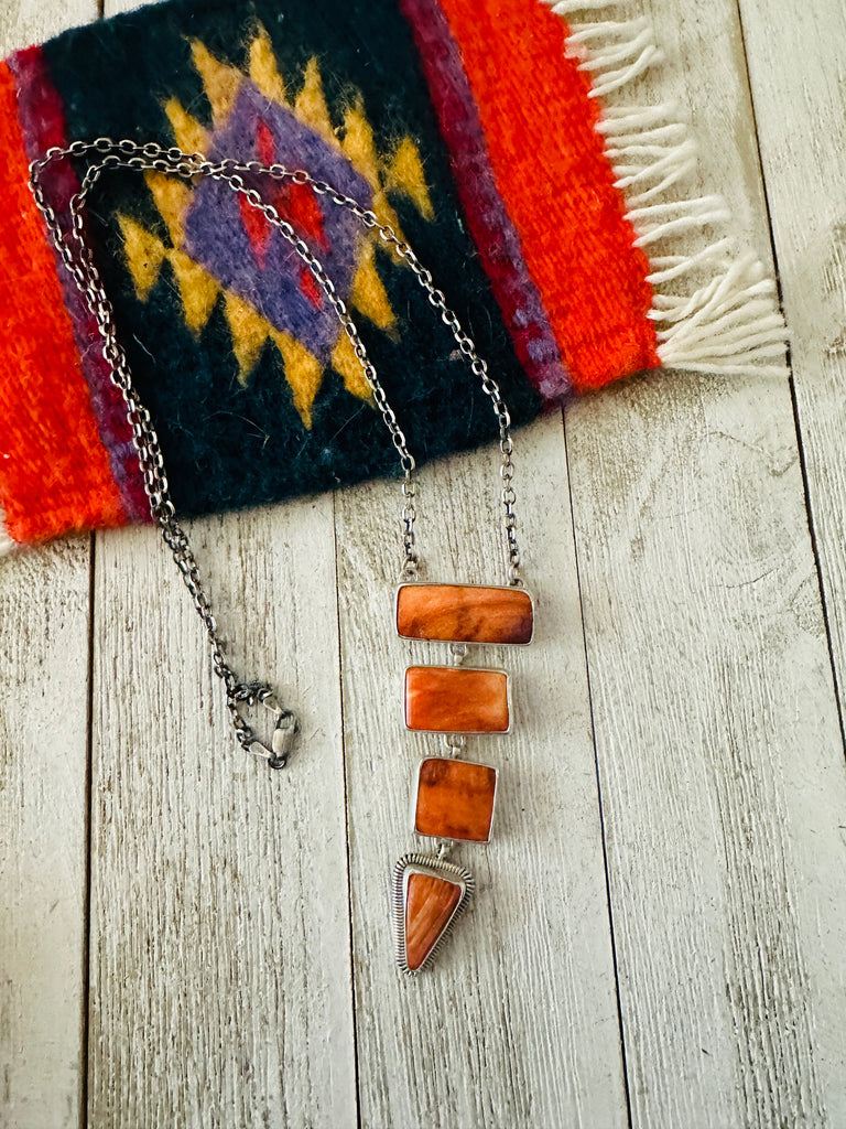 Stones of Fire Necklace NT jewelry Nizhoni Traders LLC   