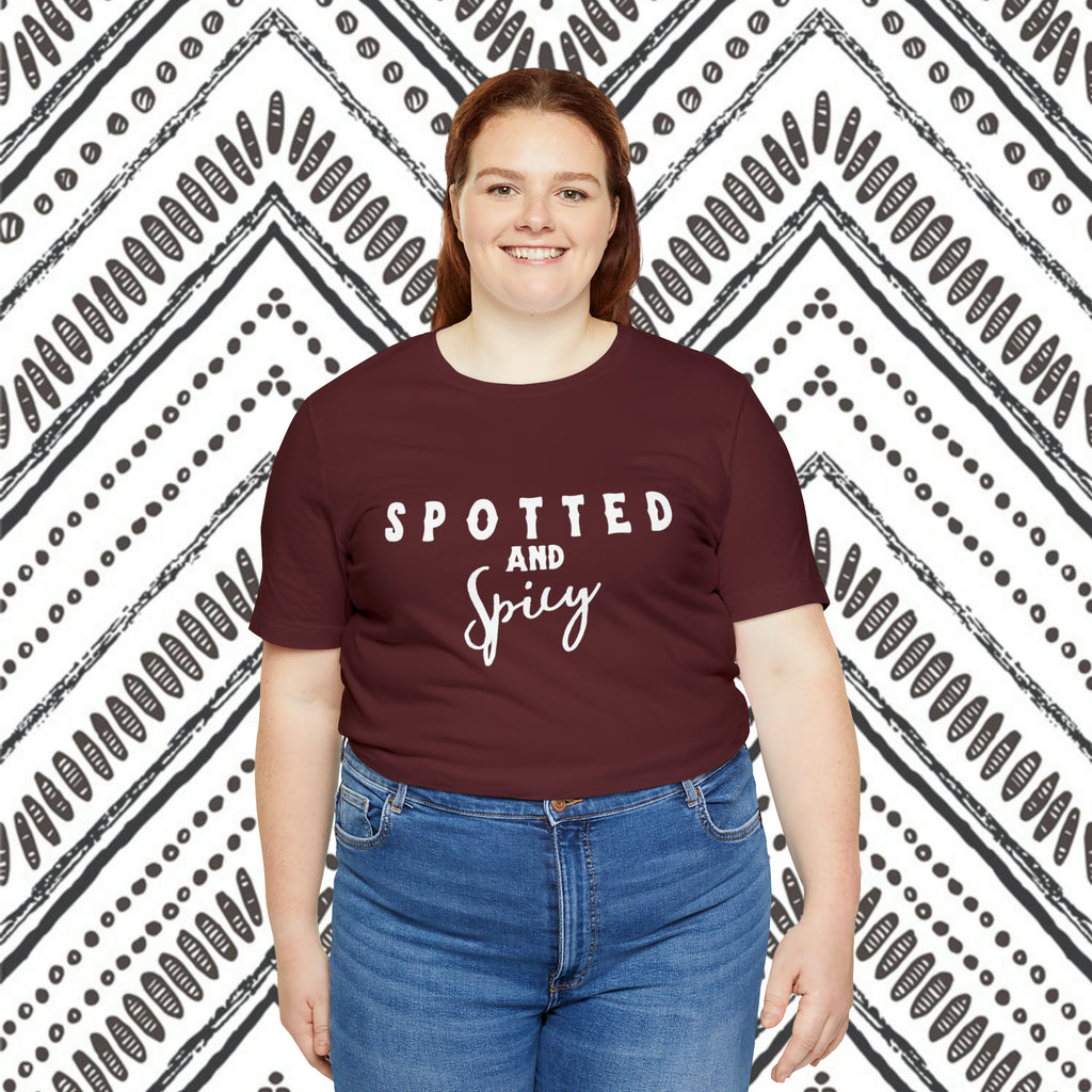 Spotted & Spicy Short Sleeve Tee Plus Size