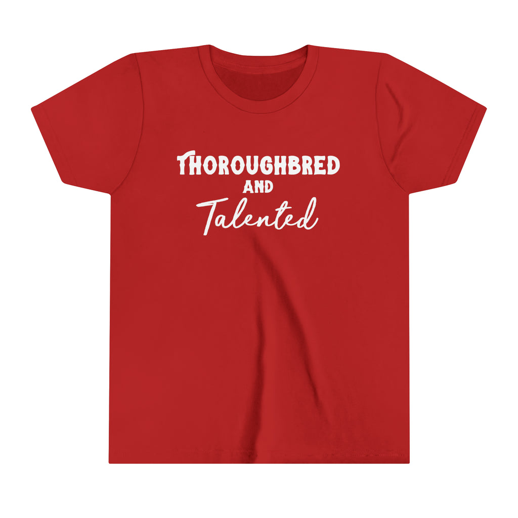 Thoroughbred & Talented Youth Tee Red