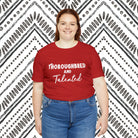 Thoroughbred & Talented Short Sleeve Tee Horse Color Shirt Printify   