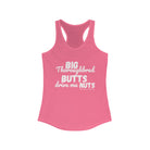 Thoroughbred Butts Racerback Tank tcc graphic tee Printify XS Solid Hot Pink 