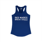 Red Mares Break Souls Tank Top Tank Top The Cinchy Cowgirl - Print XS Solid Royal