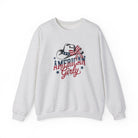 American Girly Fleece Pullover Sweatshirt The Cinchy Cowgirl - Print S Ash