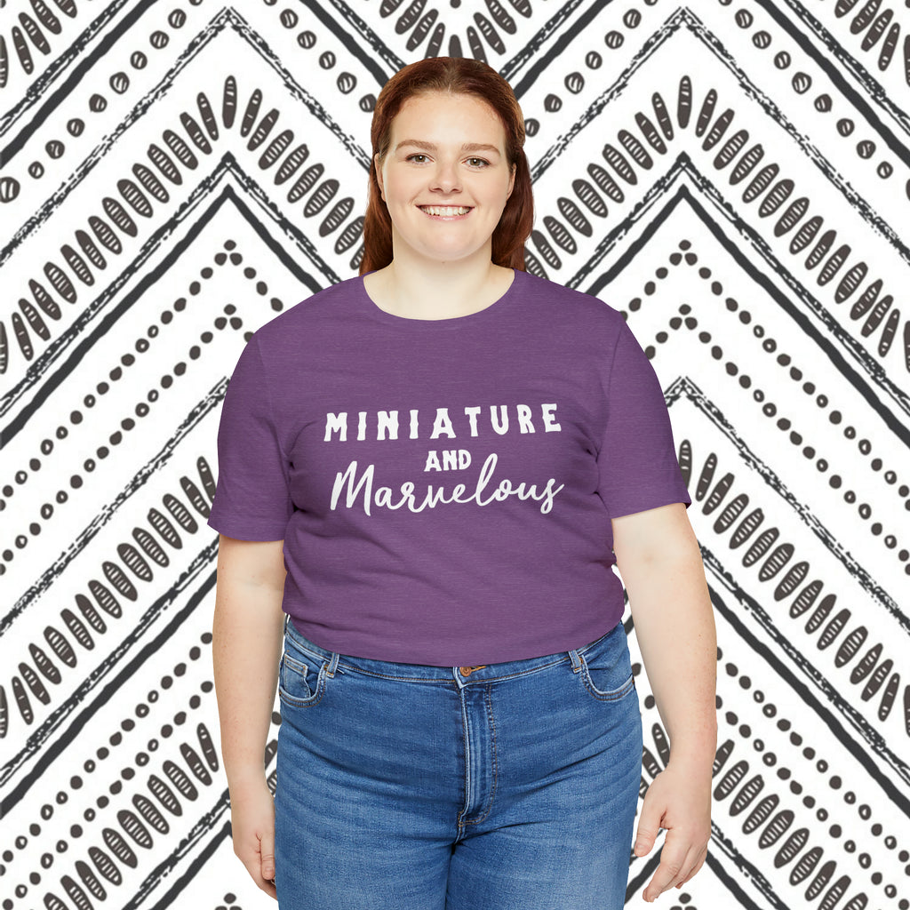 Miniature & Marvelous Short Sleeve Tee Horse Color Shirt Printify   