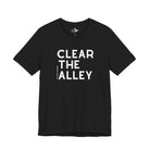 Clear The Alley Short Sleeve Tee Graphic Tee The Cinchy Cowgirl - Print Black XS