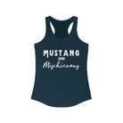 Mustang & Mischievous Racerback Tank Horse Color Shirts Printify XS Solid Midnight Navy 