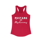 Mustang & Mischievous Racerback Tank Horse Color Shirts Printify XS Solid Red 
